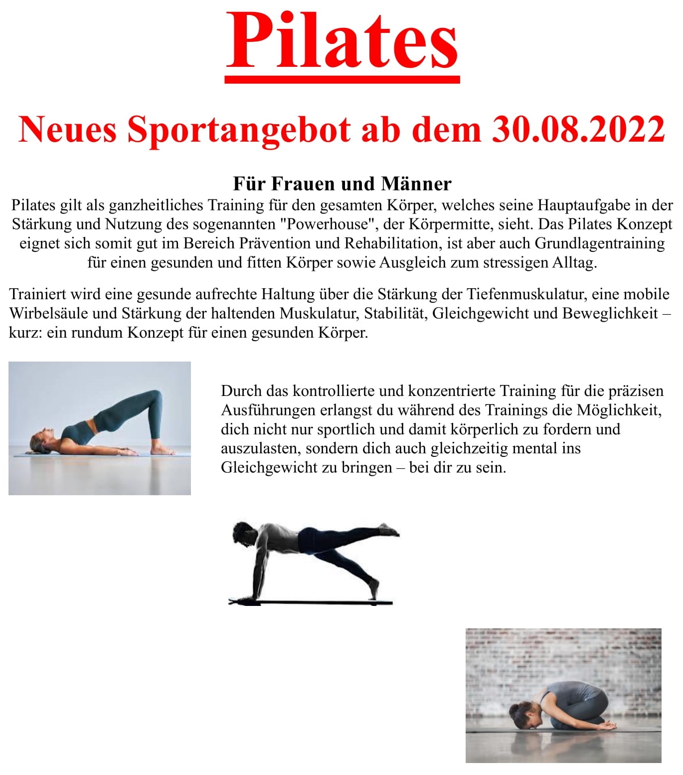 Pilates Preview